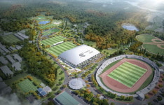 고성 전지훈련 특화 에어돔 설치