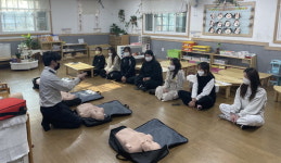 거제소방서, 미루유치원 교사 심폐소생 교육