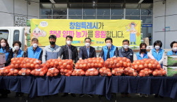 창원시, 창녕 양파농가 돕기