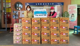 진주 상평동 주민 이주연 씨 라면 기탁