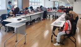 고성자원봉사센터 노인 대상 프로그램 진행