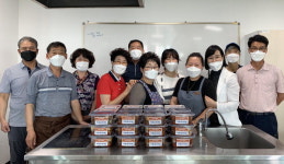 사천시여성회관, 재가복지 20가구에 밑반찬