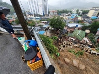 하동군 하동읍서 옹벽 붕괴…거제·통영시에는 호우경보