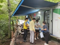 가스안전공사 경남본부, 창원 달천계곡 안전 홍보