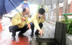 조규일 진주시장 집중호우 대비 배수시설 긴급점검