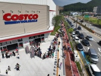 코스트코 김해점 개점 첫날 아침 북새통