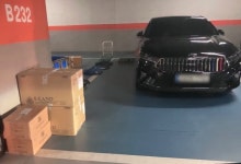 지하주차장 곳곳 불쏘시개 적재물 산적