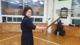 검도, 남편처럼 의지하고 살았죠
