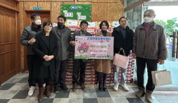 사천 완사제일교회 이웃 돕기 쌀 기탁