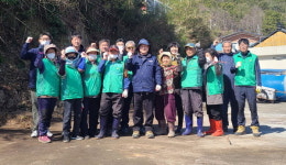 통영 한산면사무소 민관 합동 환경정비