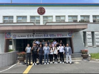 김오영 경남체육회장, 경남체고 방문 격려
