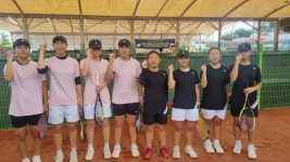 창원 사파중 대통령기 소프트테니스대회 단체전 준우승