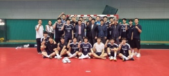 두산 핸드볼단, 전국체전 사전경기서 경남에 첫 금메달 안겨