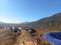 밀양 부북면 농지 피해 야적토 이전 시작