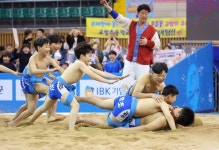 창원 교방초교 대한체육회장배 씨름 2연패