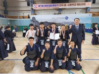 진주중앙중, 회장기 중고등학교 검도대회 단체전 3위