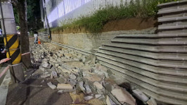 창원 내서 공영주차장 조경블록, 신축 반 년만에 와르르