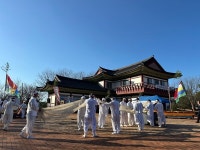 경남도 무형유산 사천 마도갈방아소리 공개행사 열려