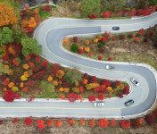 [사진뉴스] 단풍으로 곱게 물든 함양 오도재