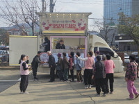 양산 통도사자비원 노인 대상 간식 나눔