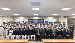 동원과학기술대 야구부 U-리그 출정식