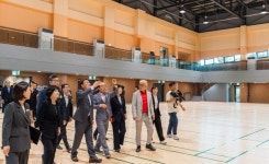 합천군 새로운 생활체육 거점 다목적체육관 문 열어