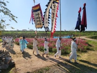 가을 들녘 울려 퍼지는 함안농요에 어깨가 들썩