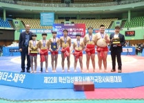 창원 북성초교 씨름부, 올해 첫 단체전 우승