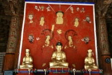 양산 신흥사 석조석가여래삼존좌상 보물 지정예고