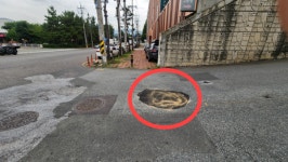 꺼진 도로는 메웠지만…창원 입주기업 다시 꺼질까 걱정