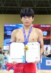 거제 옥포성지중 김유민, 전국시도대항장사씨름대회 개인전 우승