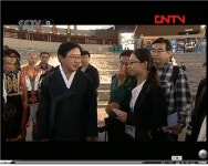 중국인 공무원 왕위씨 KBS,CCTV에서 안동 홍보
