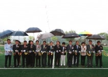 괴산 칠성초, 다목적운동장 준공식 가져