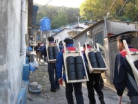 국민건강보험 직장노동조합 인천지역본부 조합원, 사랑의 연탄 배달