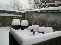 눈 내려 더 행복한 지리산 두메산골