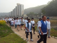 공주시 유구천 사랑 걷기 행사 개최