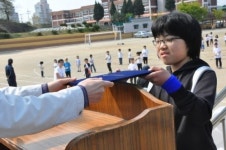 경북 예천남부초, 제4회 우리다문화장학재단 장학금 전달