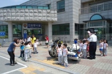 공주경찰서, 근화유치원 어린이 경찰서 견학