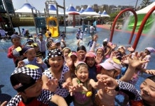 울산 중구, 동천야외수영장 개장식 가져