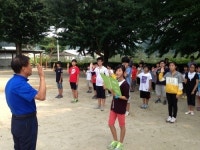 경북 봉화 소천초, 전교생 뒤뜰야영