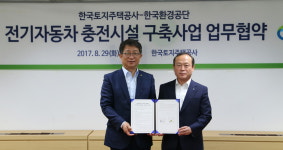 한국환경공단-LH공사 업무협약 체결 전기자동차 충전시설 확대