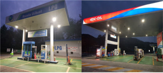 옥천(서울)주유소 노후 천장 조명 LED로 교체