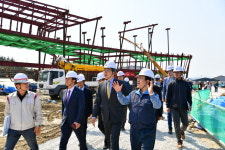 국립해양과학교육관 건립 상량식 개최