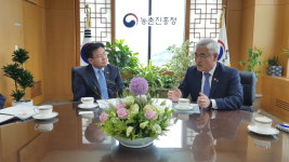 김종석 기상청장, 농진청 방문