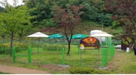 금왕(제천)휴게소 반려동물 쉼터 조성