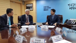 김종석 기상청장, 화성시와 업무협약 체결