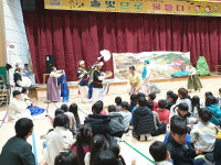 양서초등학교 문화예술교육주간 마당극 관람