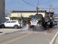 초전면, 군부대 제독차량 투입