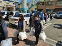 학산종합사회복지관, 생필품 키트 지원