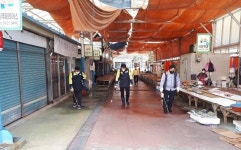 청도군 동곡시장 합동 방역 실시